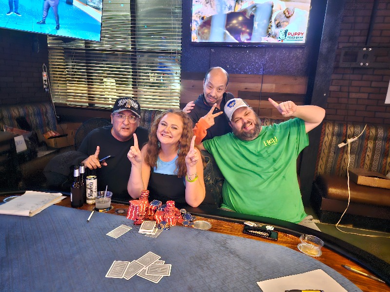 Rae Gibbs Wins at Sideliners Grill Free Poker Network(FPN)
